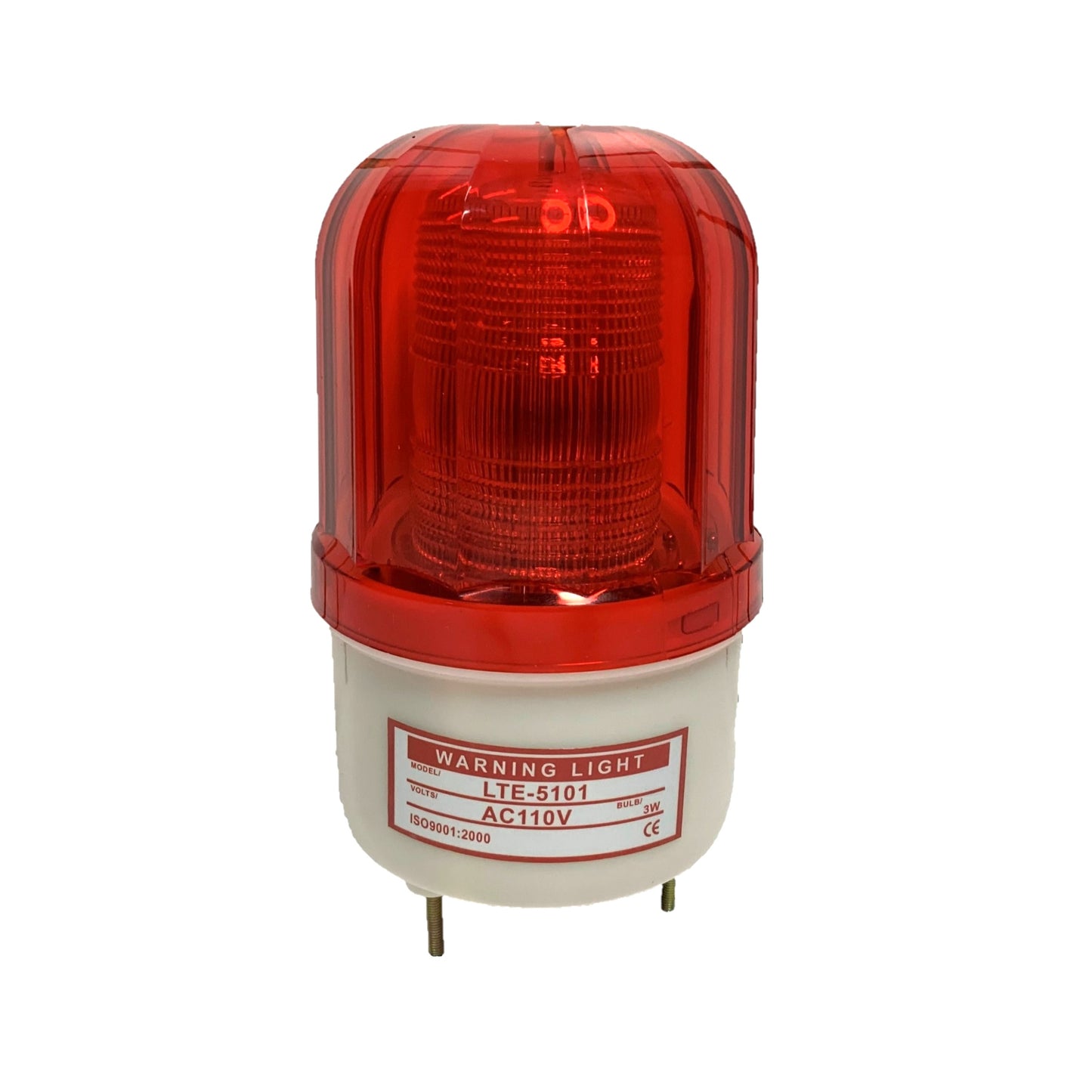Luz Intermitente Baliza Licuadora de Advertencia LED 110 V color rojo