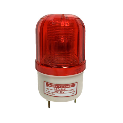 Luz Intermitente Baliza Licuadora de Advertencia LED 110 V color rojo