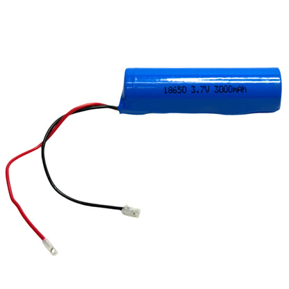Pila 18650 Recargable con Cables incorporados 3.7 V 3000 mAh