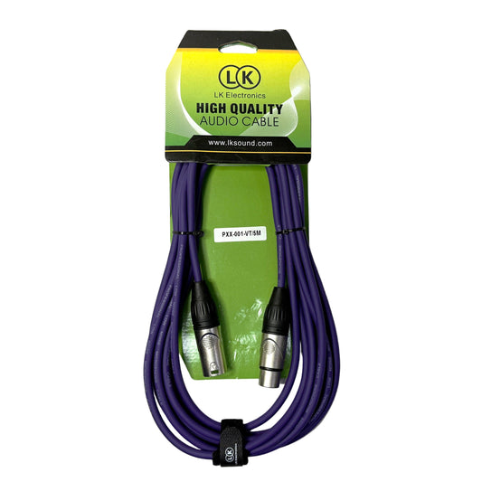 Cable de Audio Canon conectores XLR macho hembra 5 metros