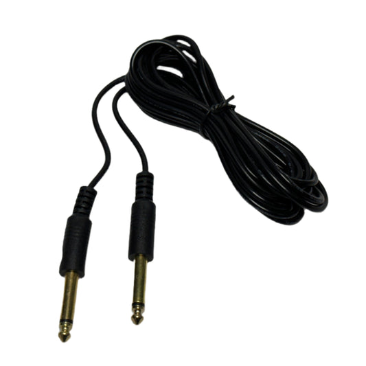 Cable de Audio conector 6.3 mm mono 1/4 de pulgada ambos extremos 3 metros
