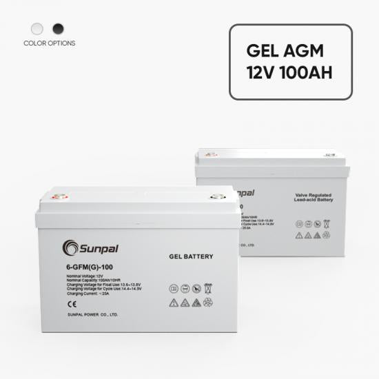 Bateria Recargable de Gel 12 V 100 Ah sellada marca Sunpal