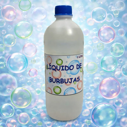 Liquido de Burbujas para Maquina de Burbujas 1 Litro
