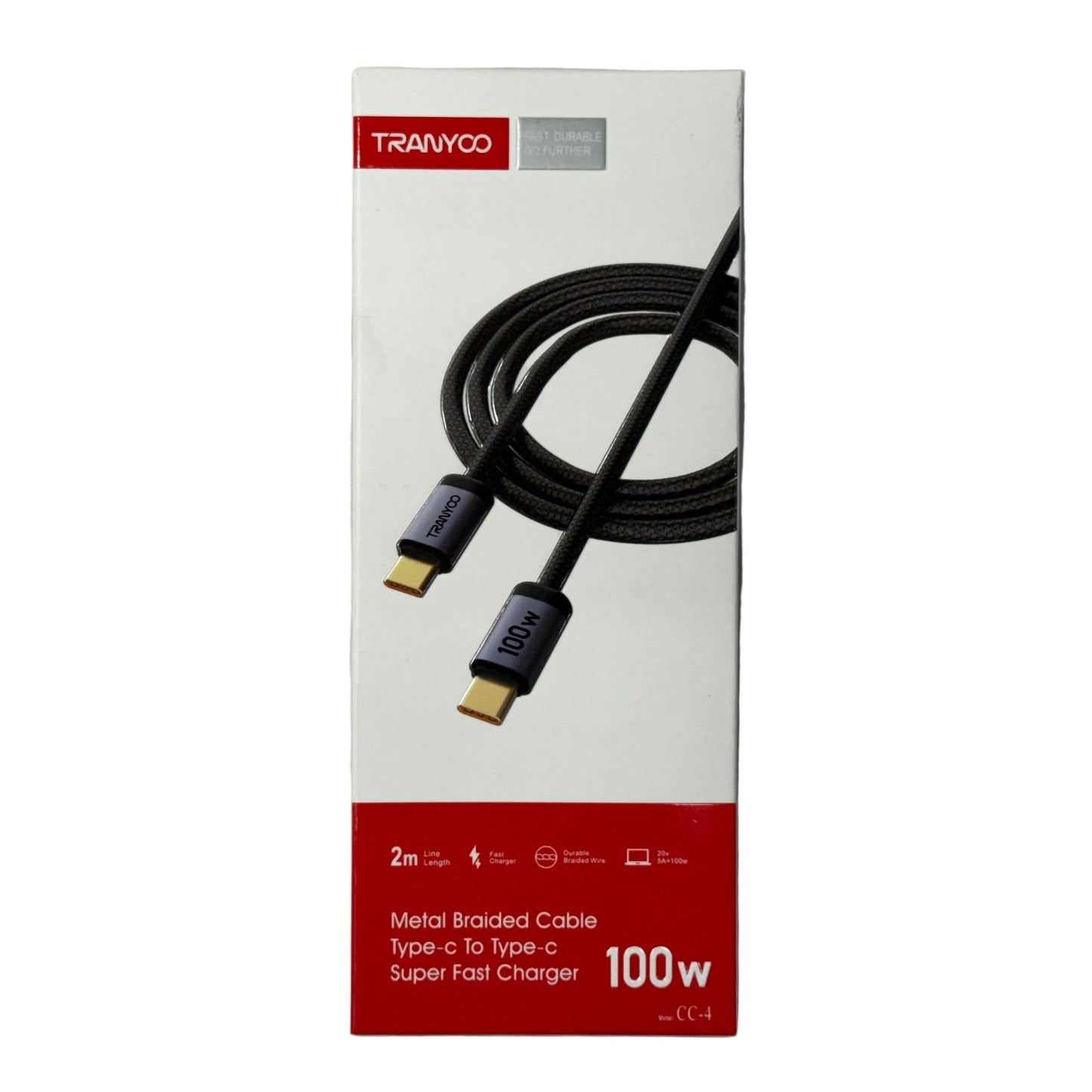 Cable USB C a USB C de 2 metros de longitud carga rapida 100 W
