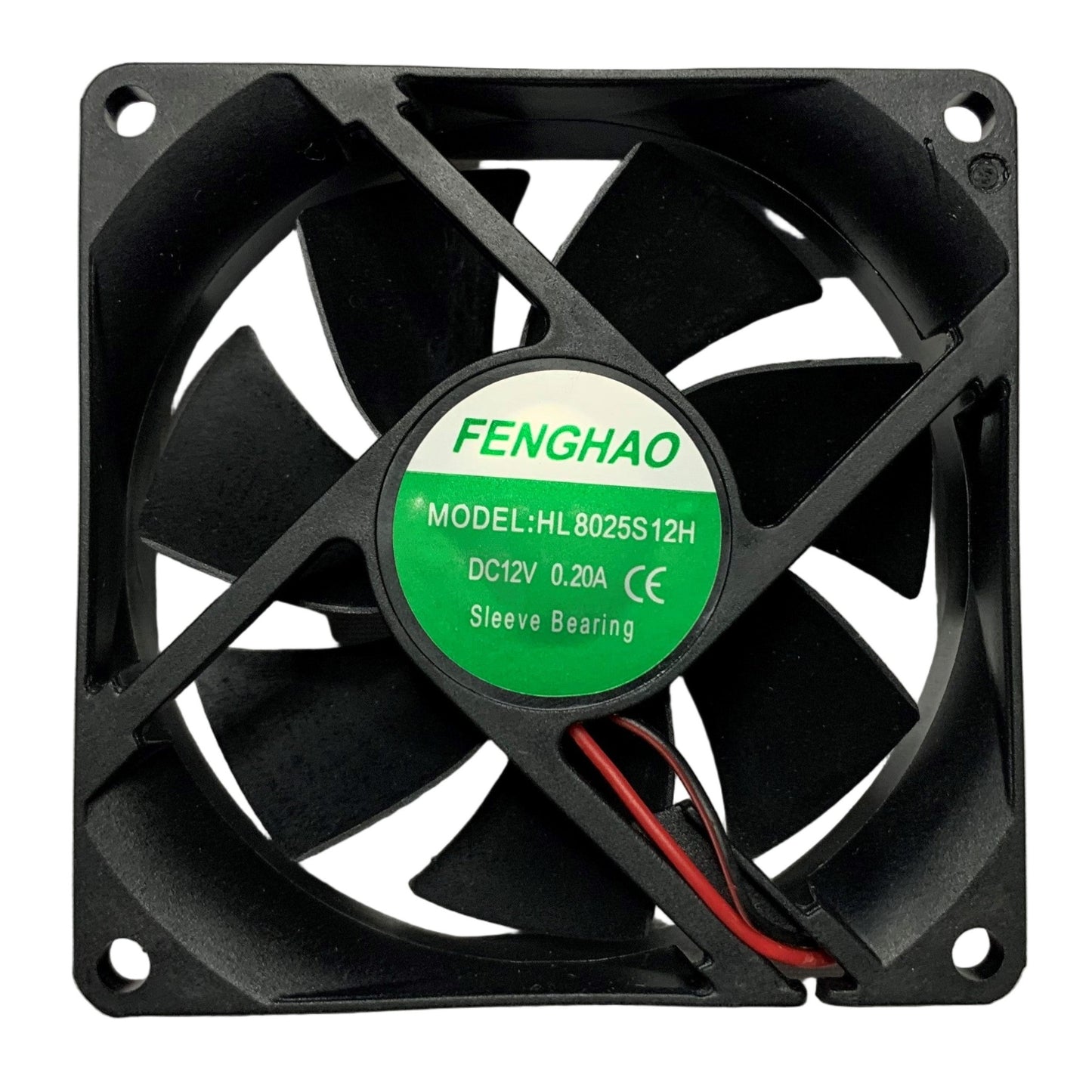 Ventilador 12 Vdc 0.2 Amperios tamaño 8 x 8 x 2.5 cm