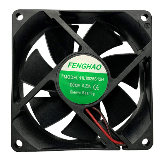 Ventilador 12 Vdc 0.2 Amperios tamaño 8 x 8 x 2.5 cm