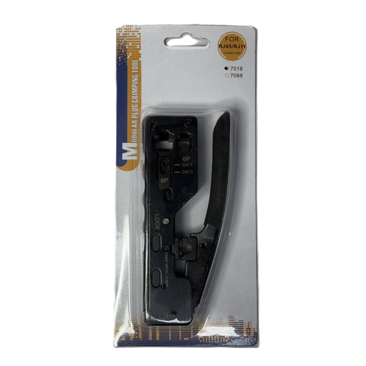 Ponchadora de Redes Categoria 7 Cat 7 para conectores Rj-45 RJ-12