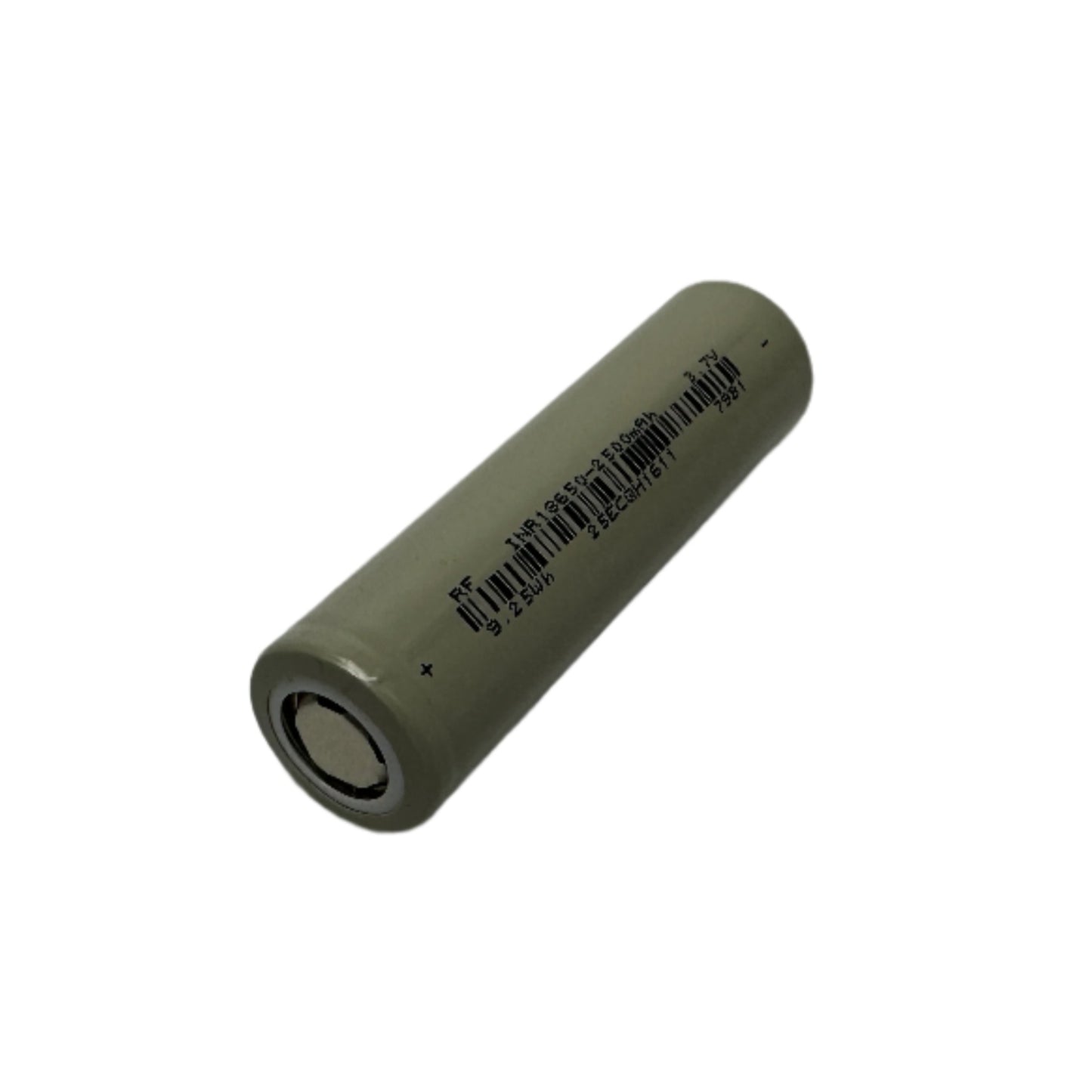 Pila 18650 Recargable de Terminales Planos 3.7 V 2500 mAh