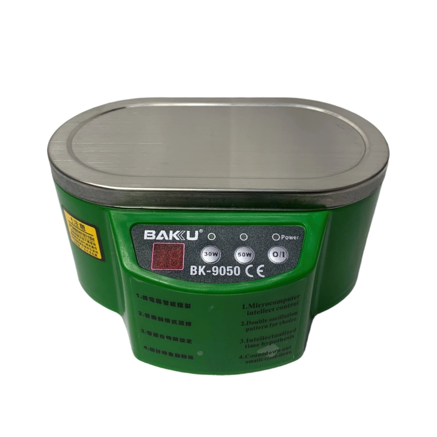 Lavadora Limpiadora Ultrasonica Digital Verde marca Baku BK-9050