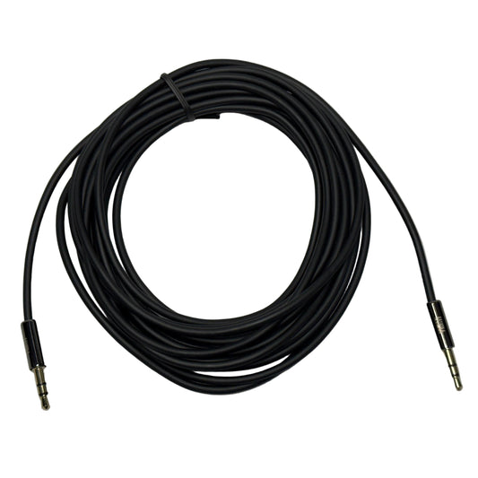 Cable auxiliar 2 conectores 3.5 mm estereo 5 metros de largo
