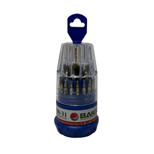 Kit de destornilladores Torx de 30 piezas marca Baku