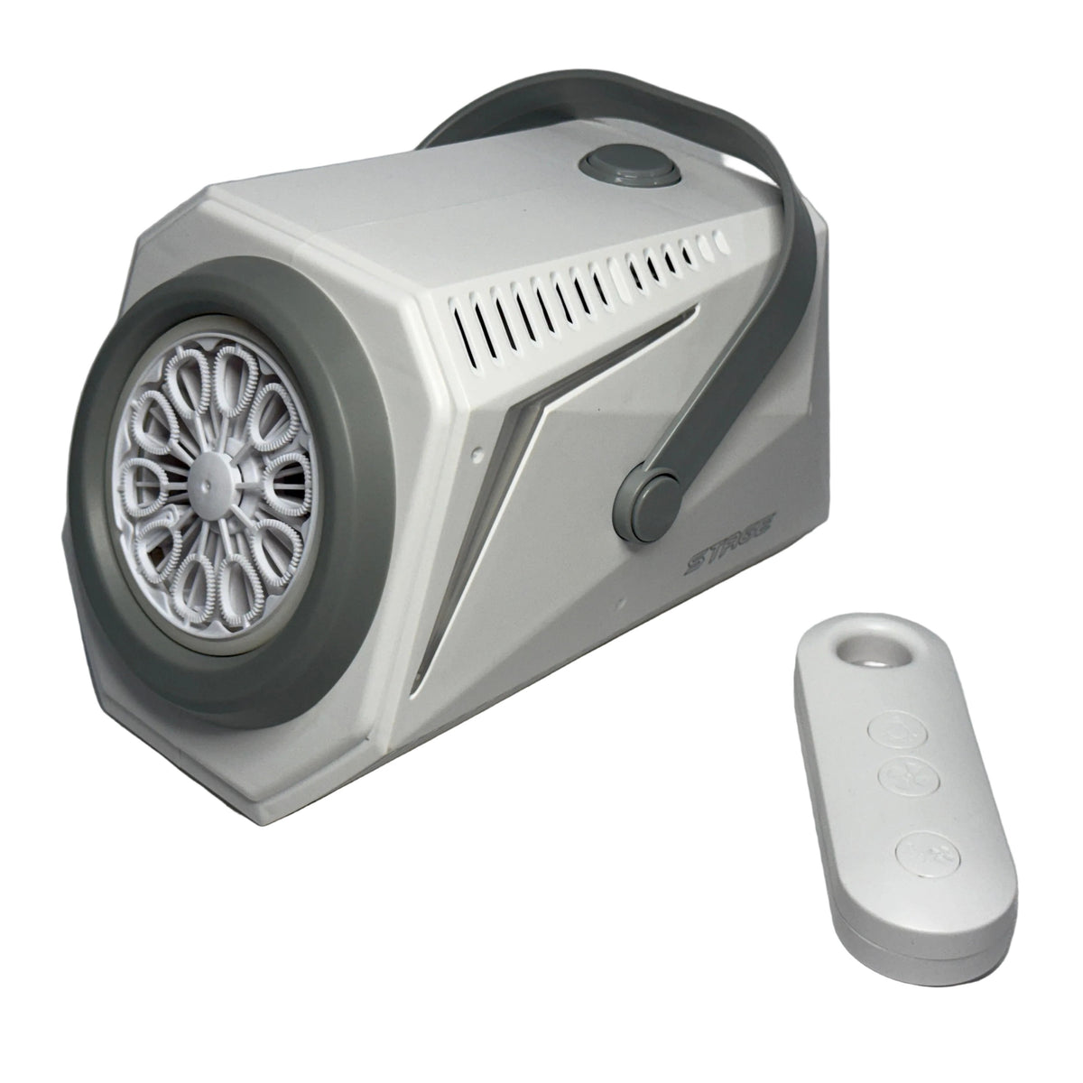 Maquina de Burbujas recargable portatil a control remoto Bubble Machine