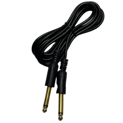 Cable de Audio conector 6.3 mm mono 1/4 de pulgada ambos extremos 2 metros