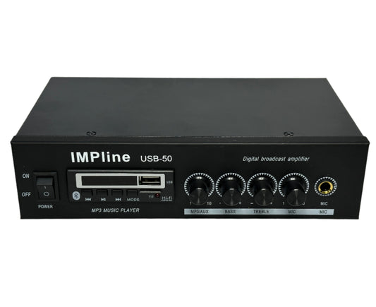 Amplificador de Sonido Ambiental con Bluetooth Radio FM y USB 40 Watts