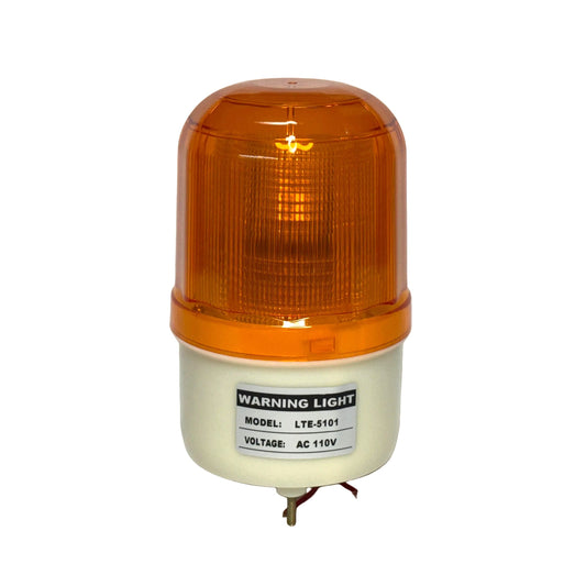Luz Intermitente Baliza Licuadora de Advertencia LED 110 V color Amarillo