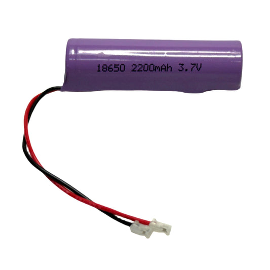 Pila 18650 Recargable con Cables incorporados 3.7 V 2200 mAh