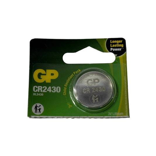 Pila tipo moneda o boton de Litio CR2430 marca GP