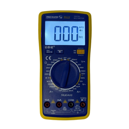 Multimetro Digital Profesional True RMS con Deteccion de Fase marca Mechanic