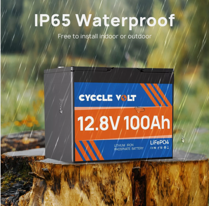 Bateria Recargable de Litio 12 V 100 Ah sellada marca Cycle Volt