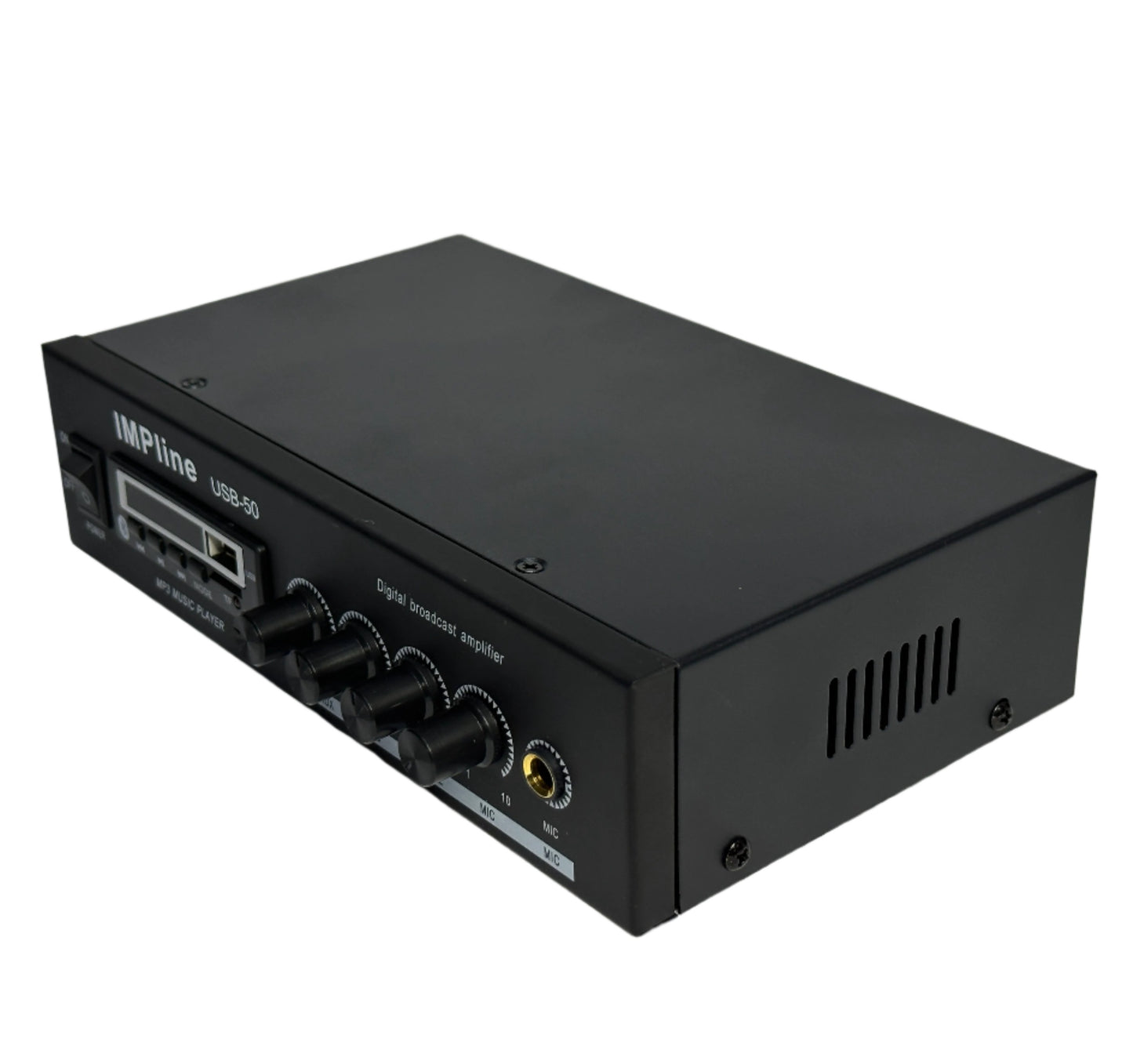 Amplificador de Sonido Ambiental con Bluetooth Radio FM y USB 40 Watts