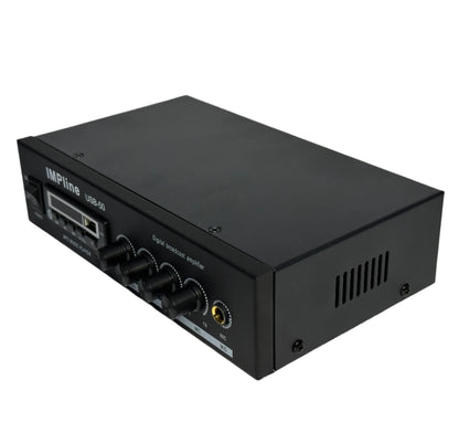 Amplificador de Sonido Ambiental con Bluetooth Radio FM y USB 40 Watts