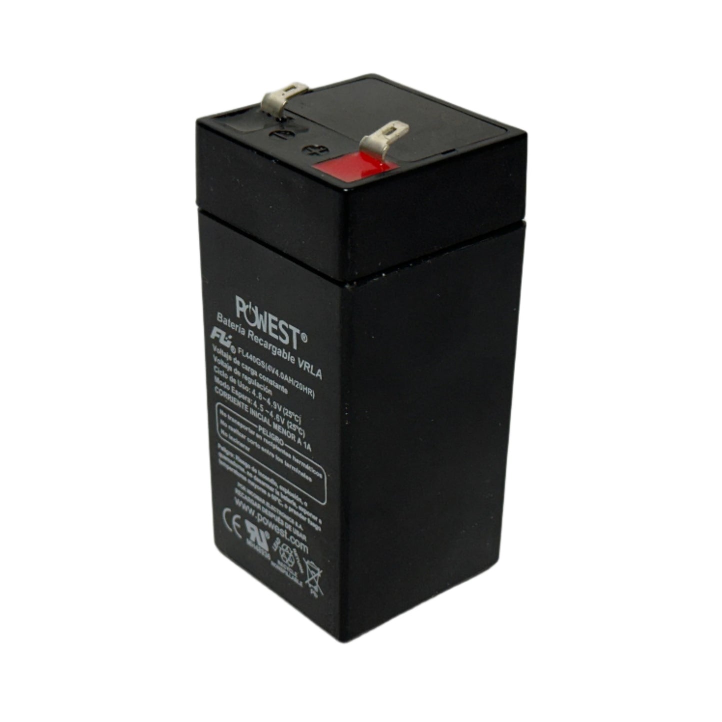 Bateria Recargable 4 V 4.0 Ah sellada marca Powest