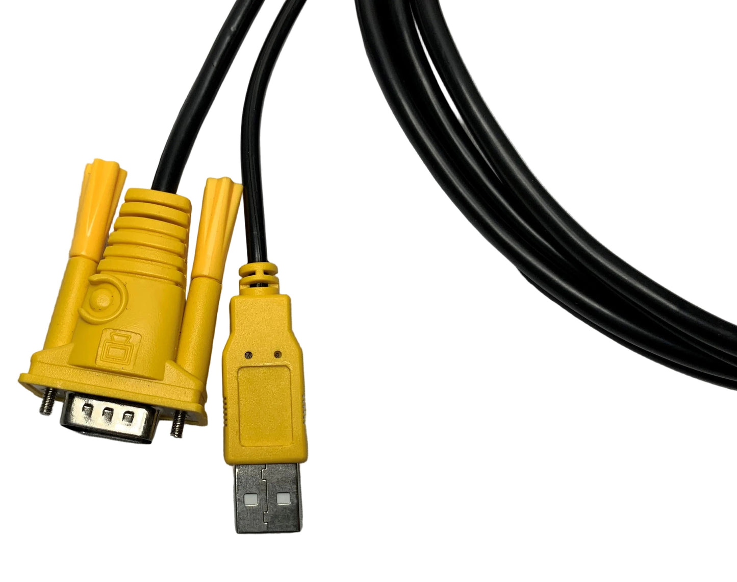 Cable KVM para switch KVM conectores USB + VGA 1.5 metros de longitud