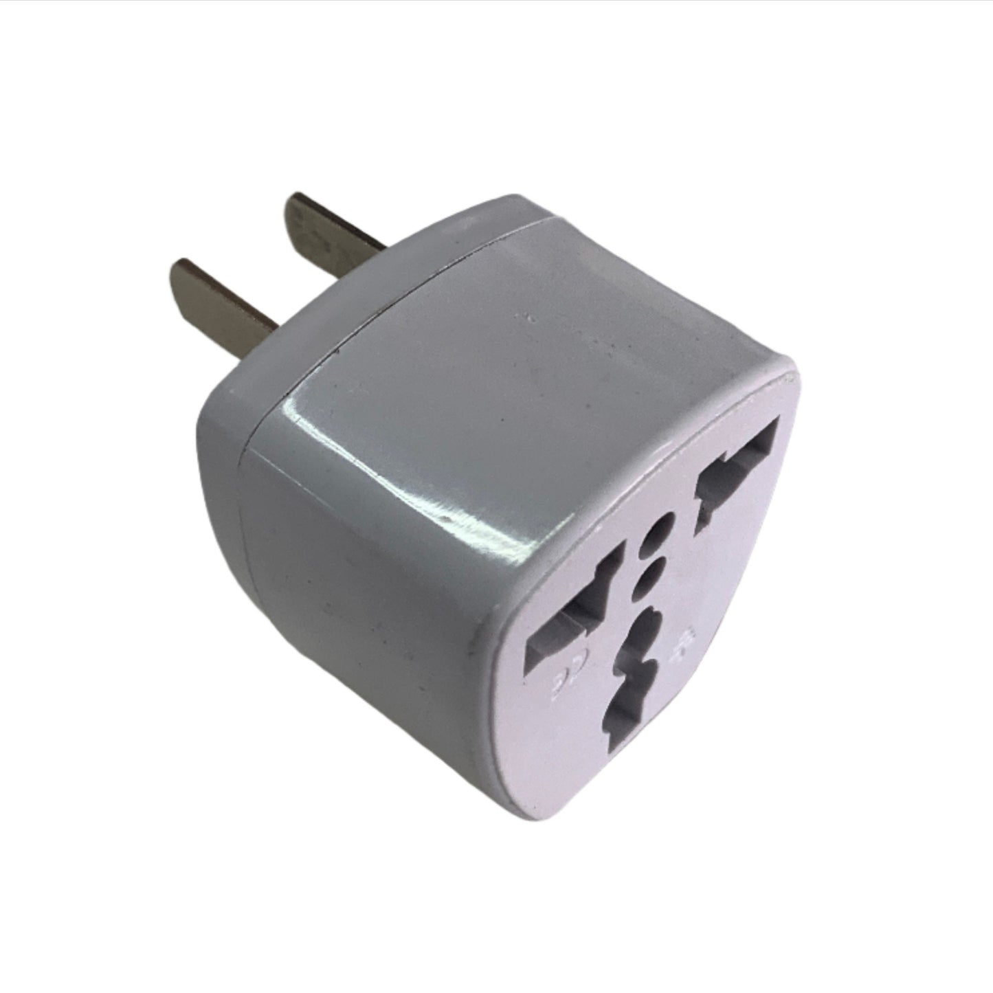 Adaptador Convertidor Enchufe de Redondo tripolar a Plano Bipolar