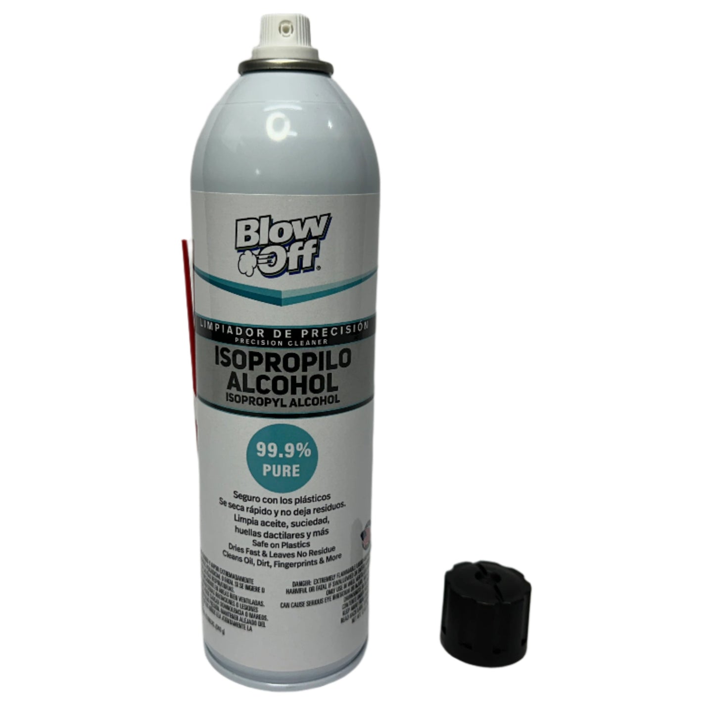 Alcohol Isopropilico Para Fibra Optica Electrónica marca Blow Off 12 Onzas