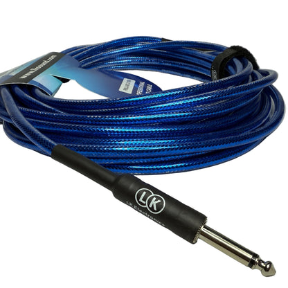 Cable de Audio conector 6.3 mm mono 1/4 de pulgada un extremo en L 10 metros