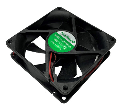 Ventilador 12 Vdc 0.2 Amperios tamaño 8 x 8 x 2.5 cm