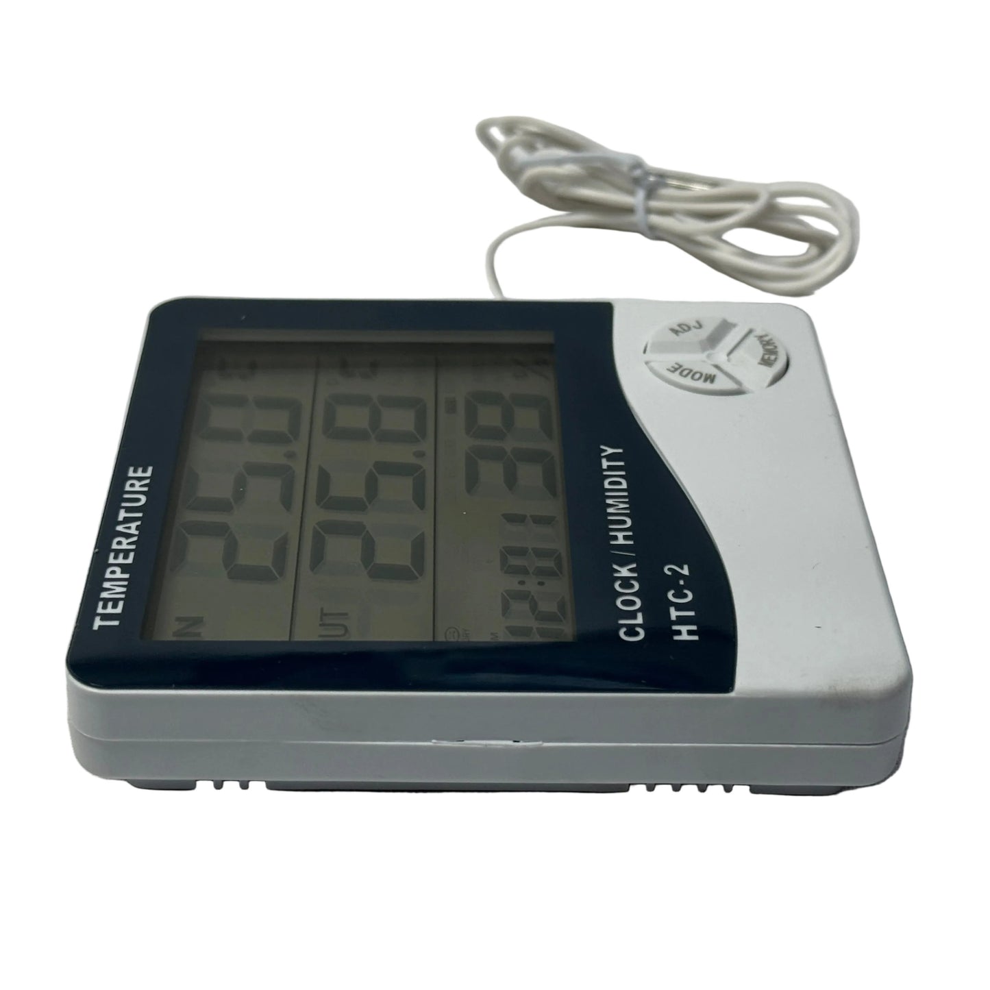 Higrometro Termometro ambiental digital medidor de temperatura humedad y reloj