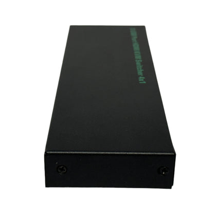 Switch KVM USB y HDMI Full HD 4K Teclado Mouse Video de 4 puertos