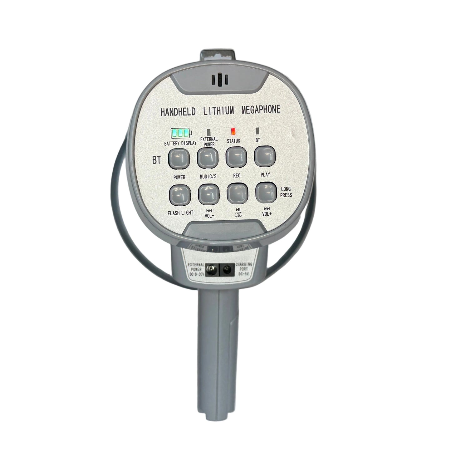 Megafono Grande 100 Watts Recargable grabacion de voz y bluetooth