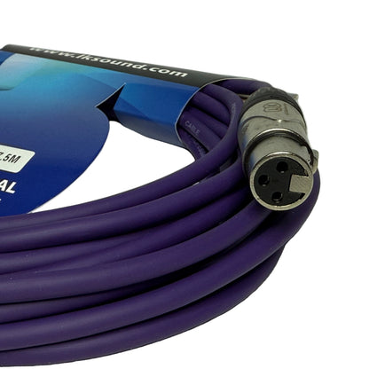 Cable de Audio Canon conectores XLR macho hembra 7.5 metros