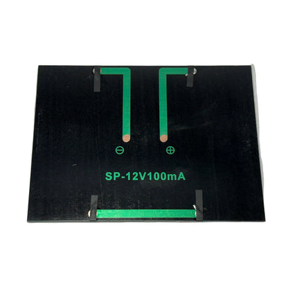 Panel Solar Mini 12 V 100 mA tamaño 12 cm x 9 cm