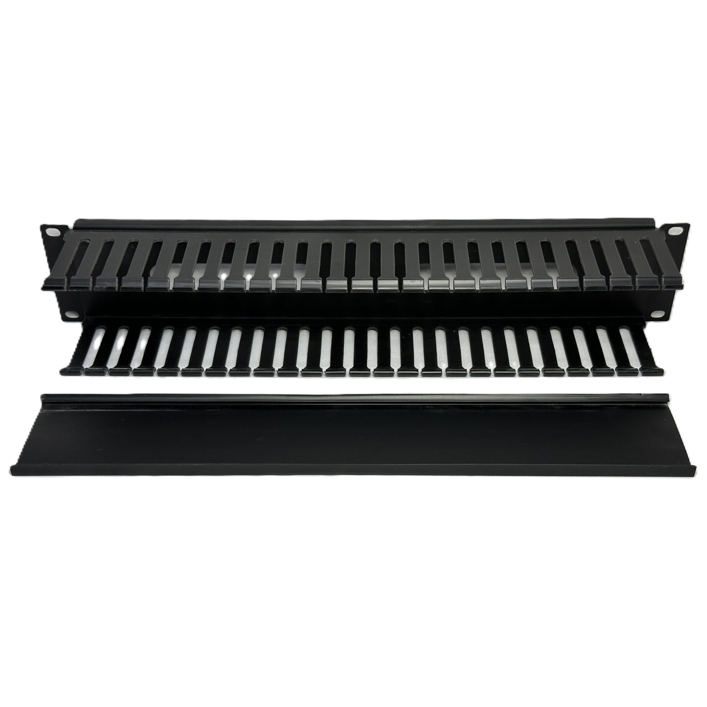 Organizador Separador de Cables 2 UR para uso en rack redes Networking
