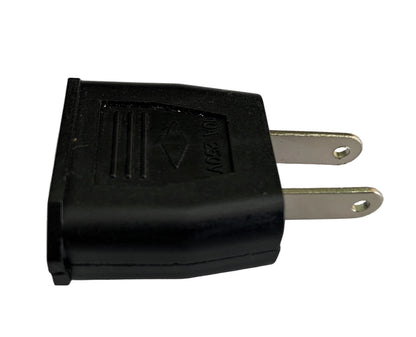 Adaptador Convertidor Enchufe Redondo A Plano Europeo a Americano