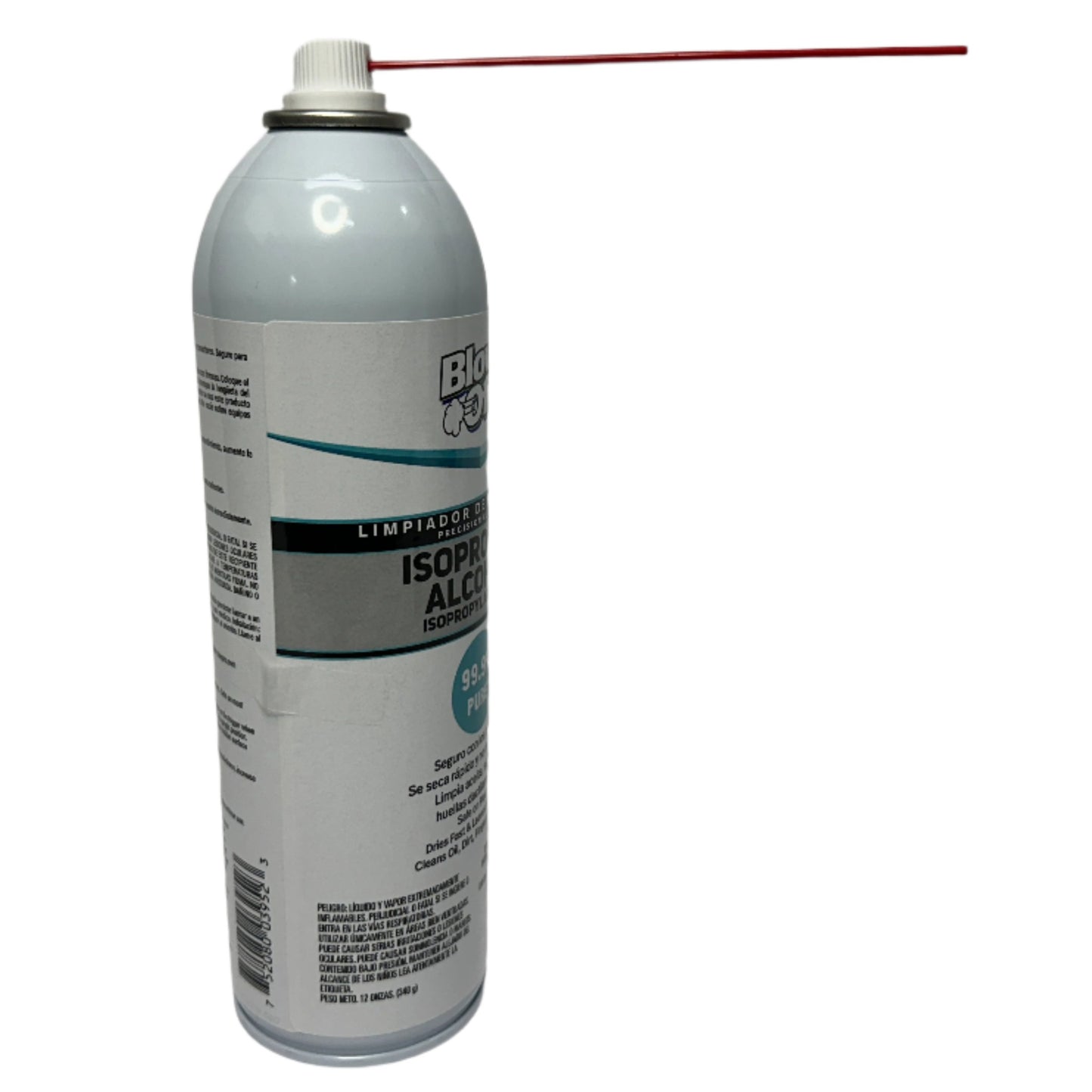Alcohol Isopropilico Para Fibra Optica Electrónica marca Blow Off 12 Onzas