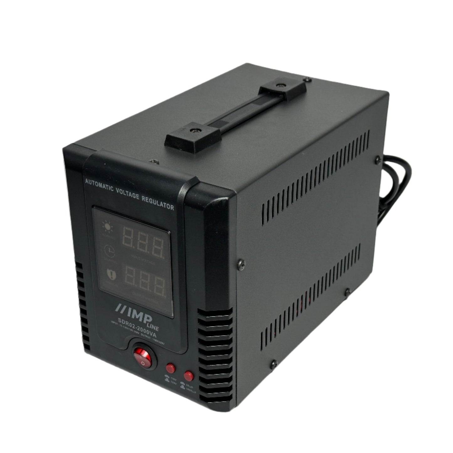 Estabilizador de Voltaje 220 Vac - 110 Vac y 110 Vac a 220 Vac de 2000 VA de Potencia