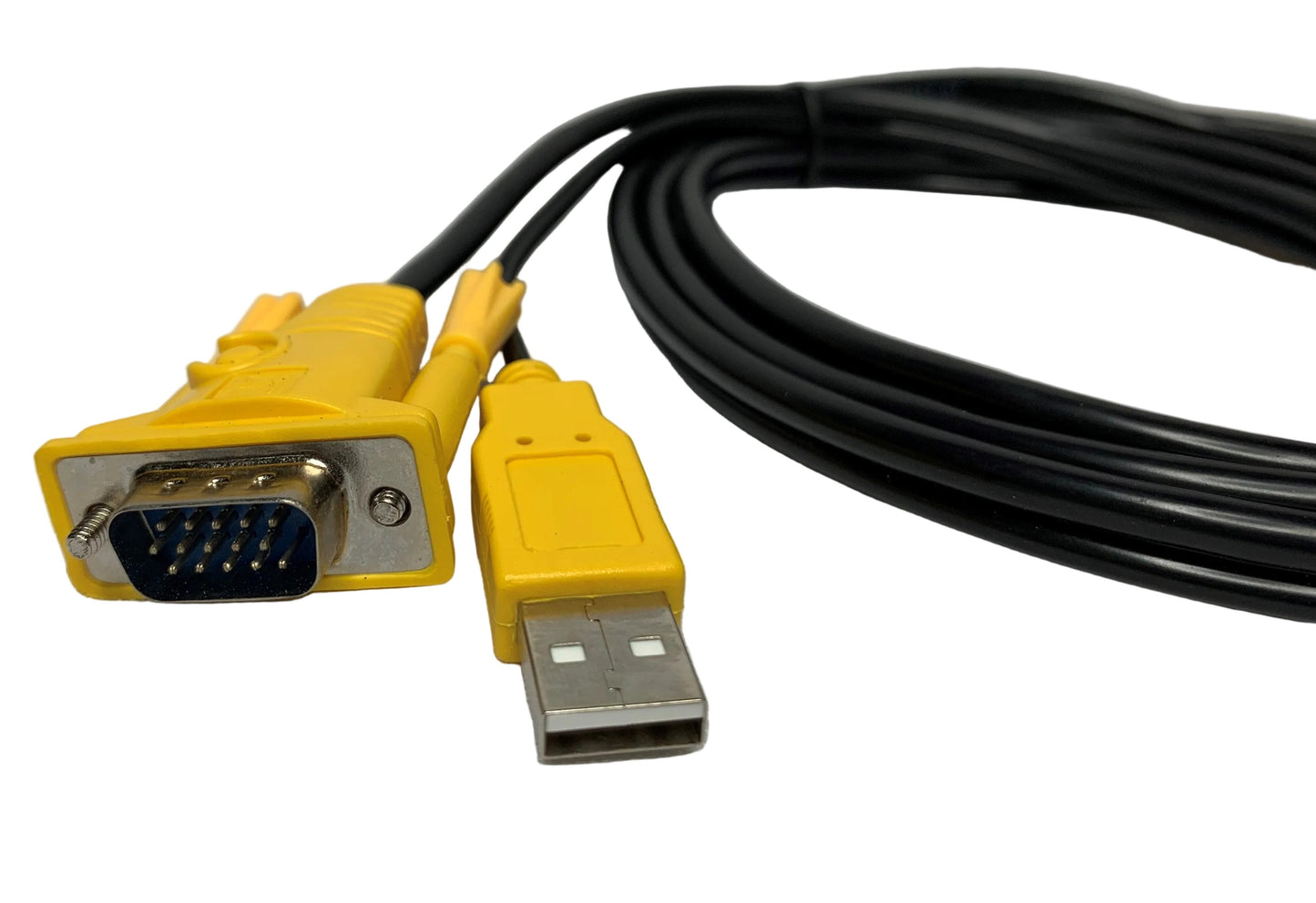Cable KVM para switch KVM conectores USB + VGA 1.5 metros de longitud