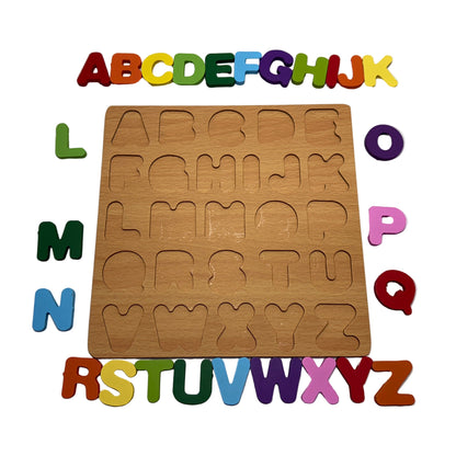 Rompecabezas Infantil Abecedario Didactico de Madera
