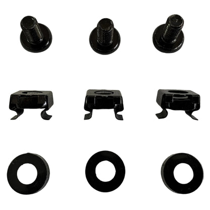 Kit de Tornillos Tuercas y Arandelas de montaje para rack 50 unidades