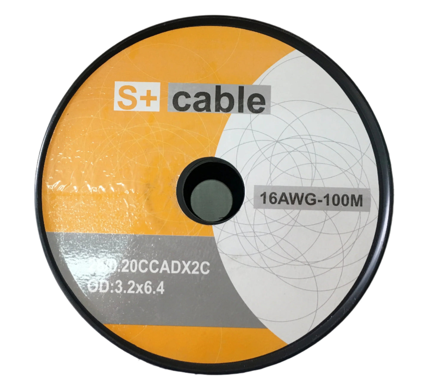Bobina de cable para Parlante # 16 transparente 100 metros