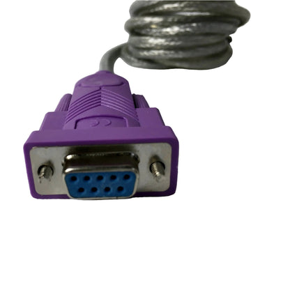 Cable Convertidor de USB Macho a Serial DB-9 RS-232 hembra