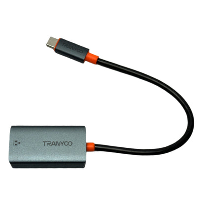 Tarjeta USB tipo C a Red Lan RJ-45 Gigabit marca Tranyoo