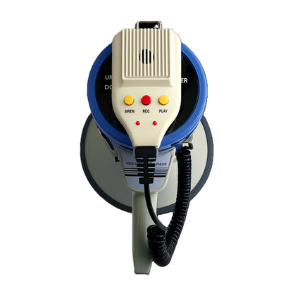 Megafono Grande de 30 Watts con bateria recargable USB y Sirena