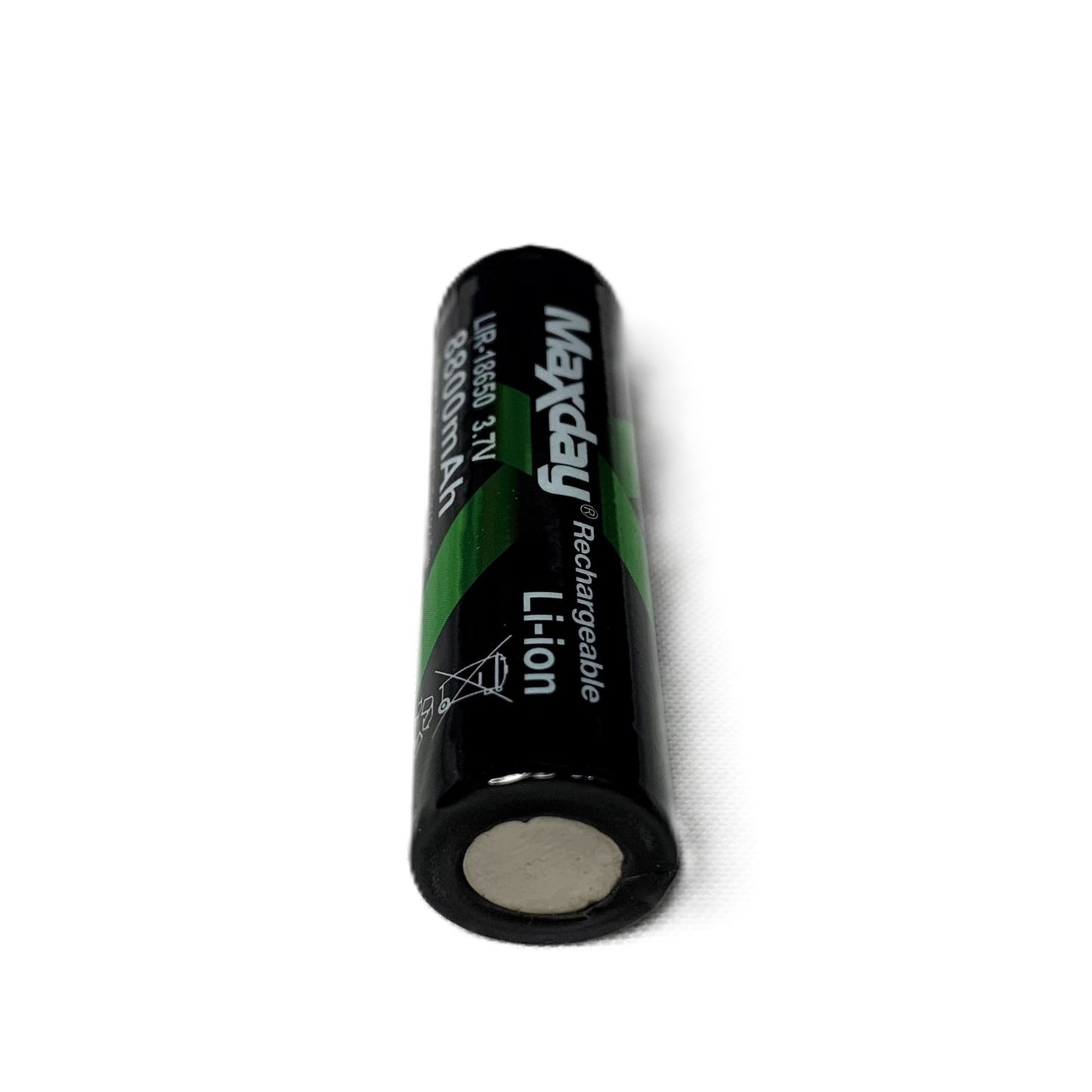 Pila 18650 Recargable Li-ion 3.7 V 8800 mAh marca Maxday