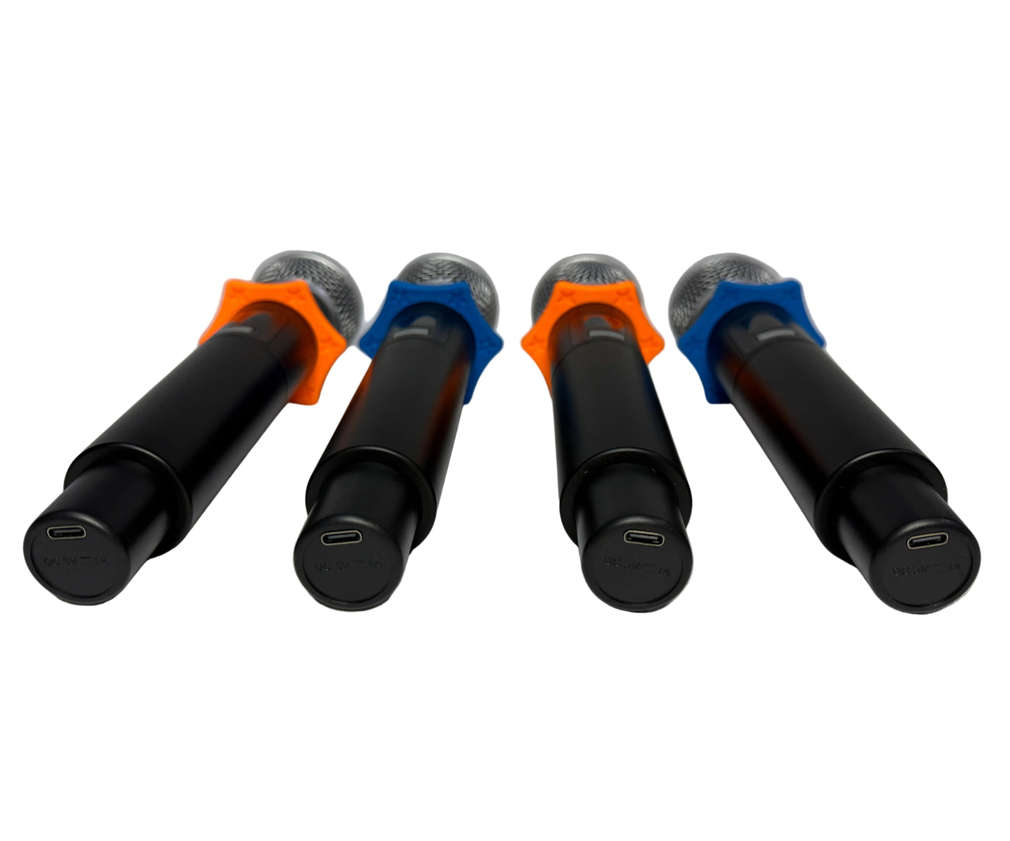 Microfono Inalambrico Cuadruple Recargable Semi Profesional con baterias de Litio