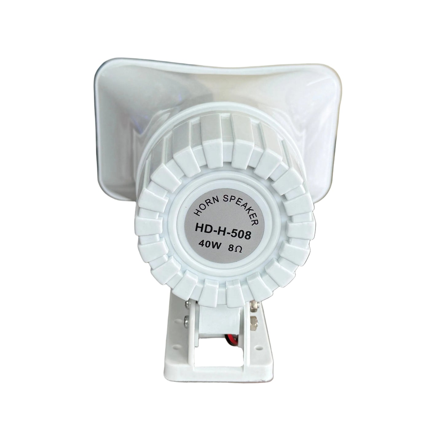 Corneta Blanca Rectangular de Perifoneo con driver 40 W